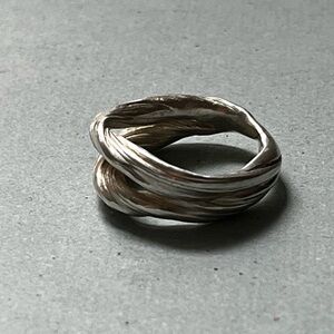 Mitsuro Hikime Silver Twist Ring